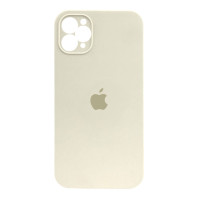 Чехол Silicone Case Full Camera Square для iPhone 11 Pro Max Antique white